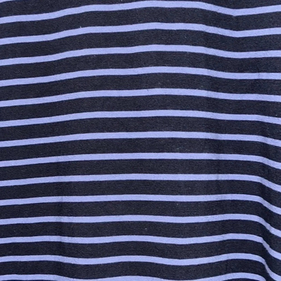 J. Jill Navy Ceil Blue Long Sleeve Striped Shift Dress Size XL - Picture 10 of 10